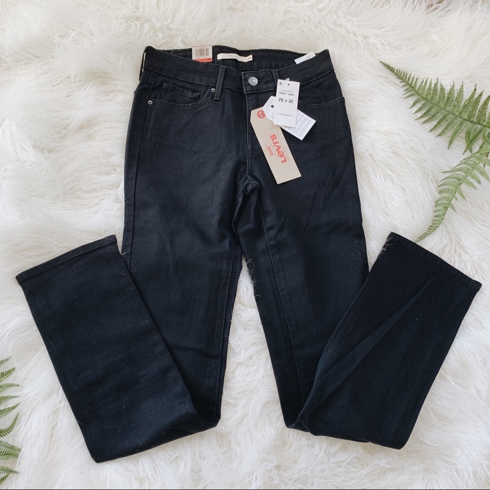 NEW Levi’s 712 Slim black jeans